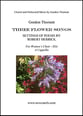 Three Flower Songs SSA choral sheet music cover